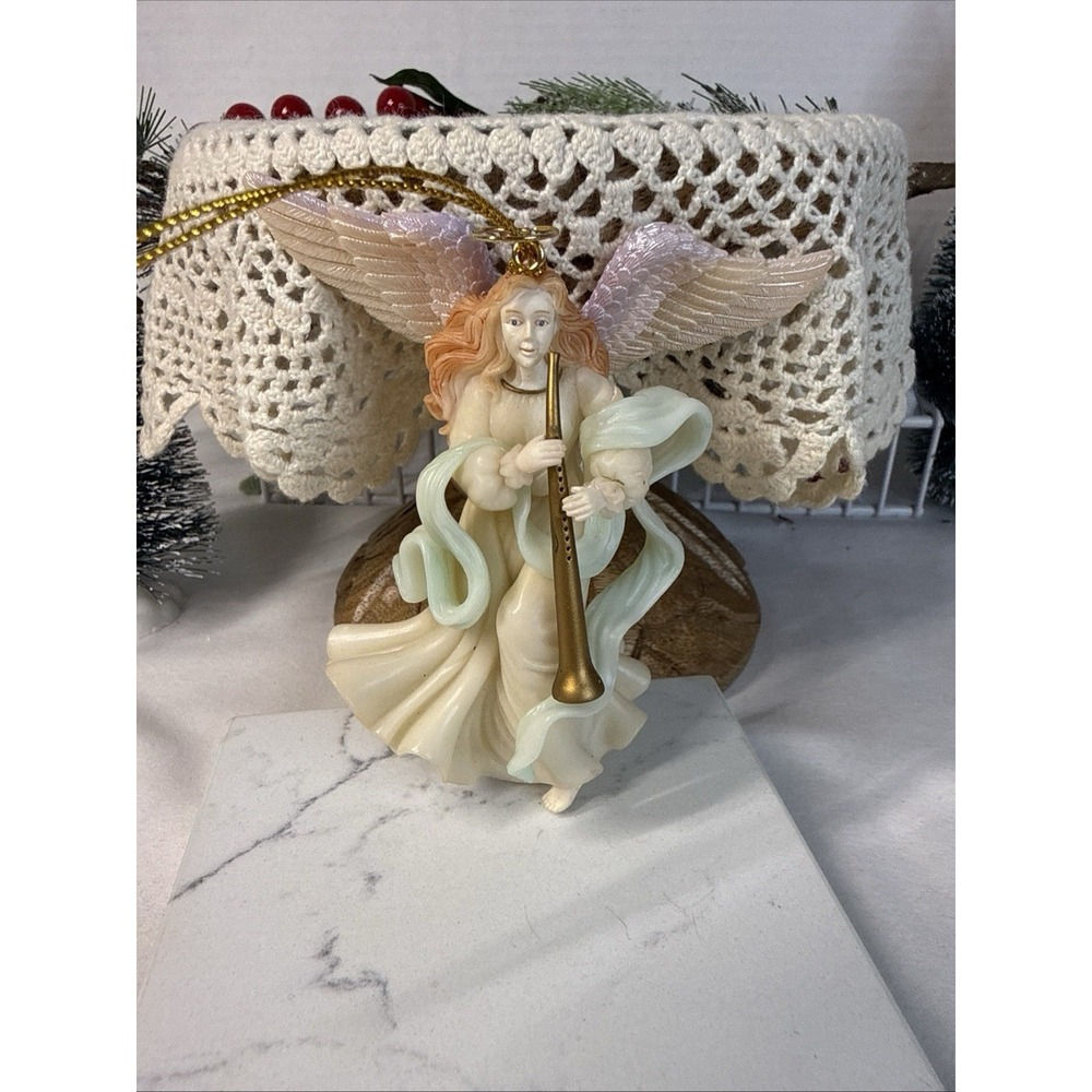 Musical Angel Ornament Playing  Horn Made in China